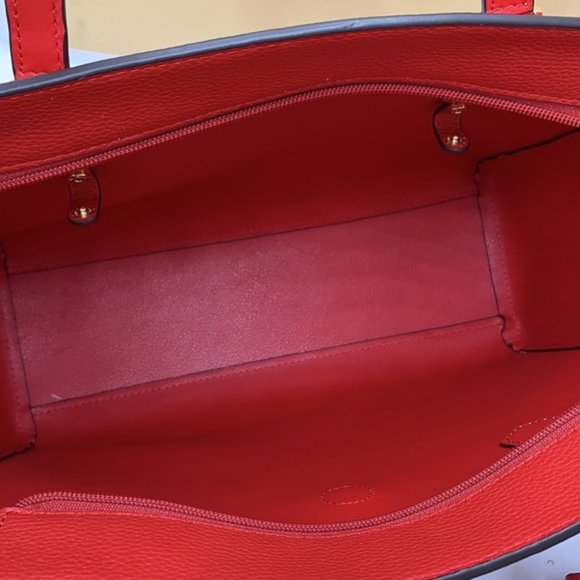 Michael Kors Maisie Large Pebbled Leather 3-in-1 Tote Bag Flame multi color - Picture 4 of 16